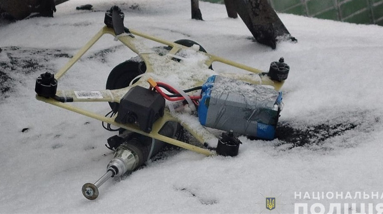 На Сумщині знищили осколково-фугасний снаряд рф, що був на FPV-дроні
