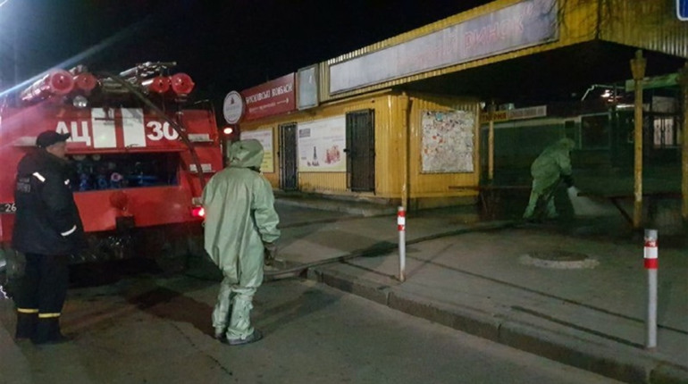 У Фастові дезинфікують зупинки і ринки