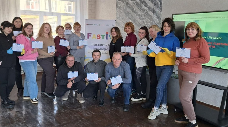 У Фастові освітяни пройшли курс з надання першої домедичної допомоги