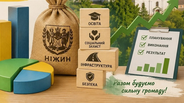 Доходи, видатки, пріоритети: бюджет ніжинської громади у першому півріччі