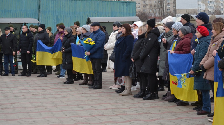 Урочистий мітинг з нагоди Дня єдності в Южноукраїнську. Фоторепортаж