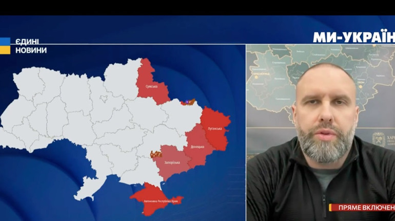 Начальник Харківської ОВА в ефірі "Єдиних новин" повідомив про поточний стан справ на Харківщині