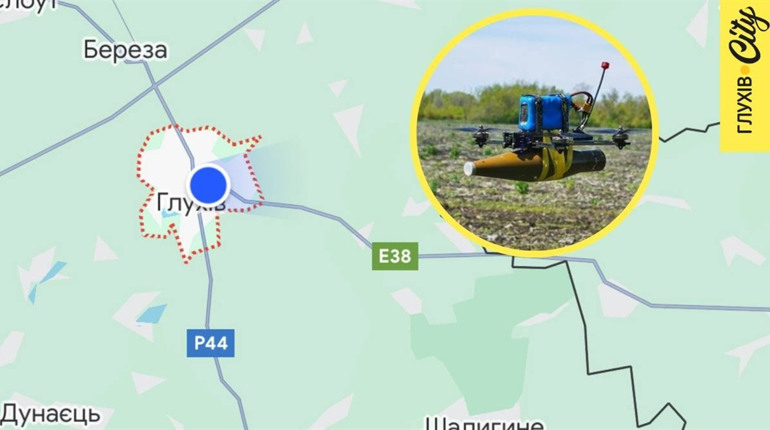 По Глухову вдарили ФПВ-дроном, а в Суходолі внаслідок обстрілу пошкоджено комунальну будівлю