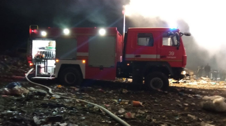 Дві пожежі на Городоччині: знову горіло сміттєзвалище