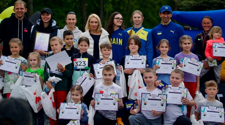 Переяславці стартували в показових забігах до Всесвітнього дня дитячої легкої атлетики