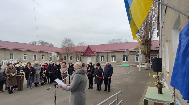 В Ізмаїлі відкрили меморіальну дошку, присвячену герою-захиснику Максиму Горбаченку