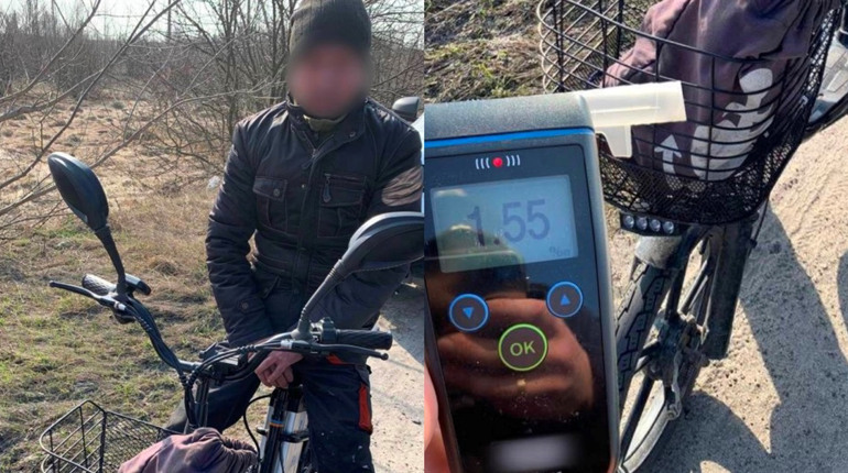 17 тисяч за керування напідпитку: у Сарнах оштрафували електровелосипедиста