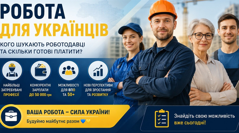 Робота в Україні 2026: хто потрібен роботодавцям і які нові можливості з’являться для українців