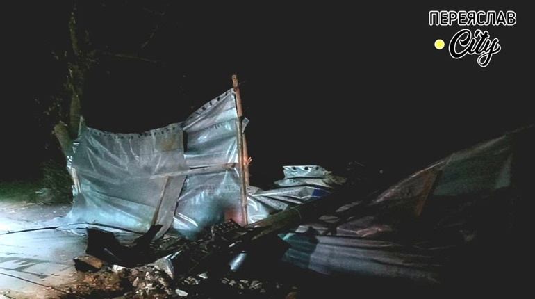 У Переяславі водій авто в'їхав у стовп: хроніка поліції