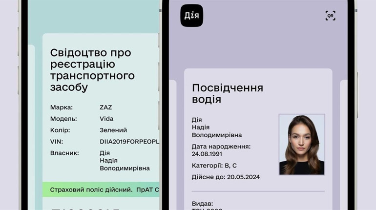 У додатку “Дія” повернули можливість переглядати водійські посвідчення і техпаспорти