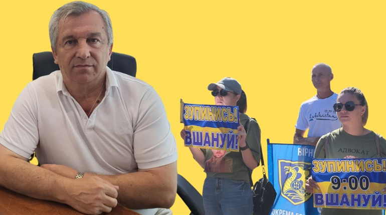 Розмова про хвилину мовчання з мером Південноукраїнська Валерієм Онуфрієнком