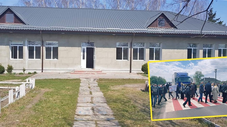 У Полицях батьки перекриватимуть міжнародну трасу через незавершений ремонт школи