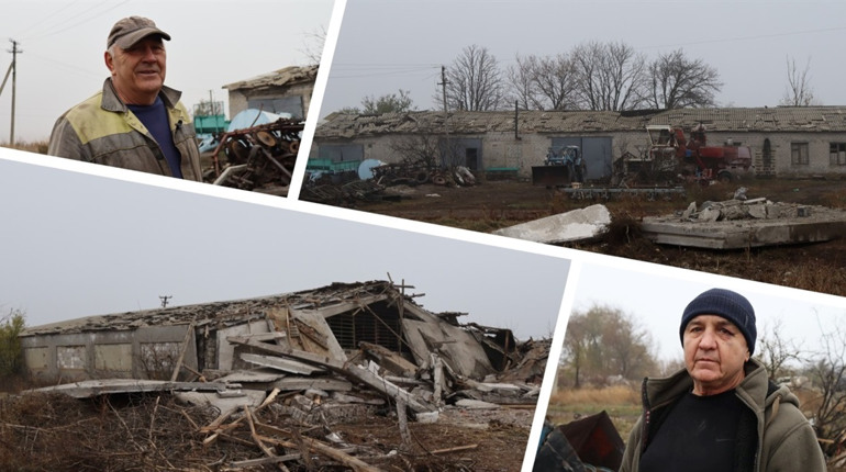 Ворог ударив по аграріях Маломиколаївки: зруйновані техніка та склади, втрачені врожаї (ВІДЕО)