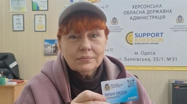Херсонський центр “Вільні разом” у м. Одеса продовжує видачу “Карти Херсонщини”
