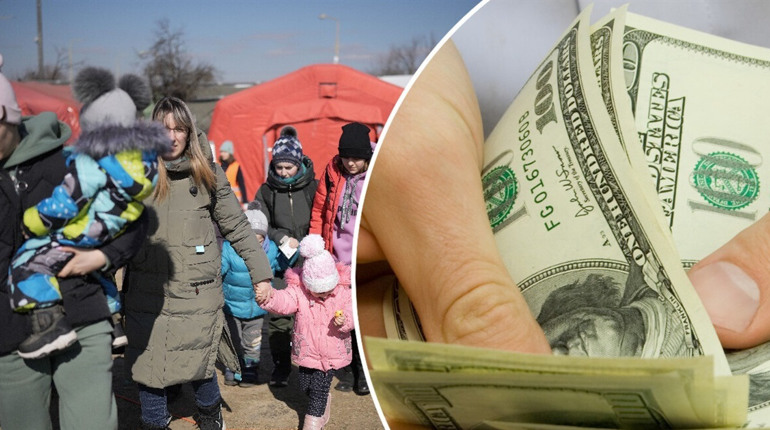 Міжнародні спільноти надають грошову допомогу українським біженцям: хто та скільки?