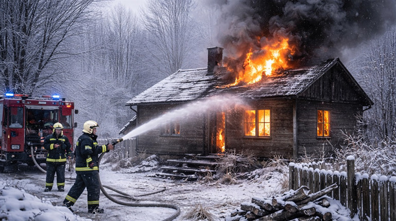 У Корюківському районі за добу сталися чотири пожежі: двоє людей загинули