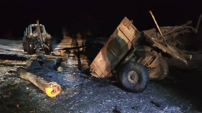 Крали ліс і наїхали на міну - біля Зарічного сталася НС