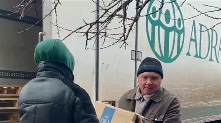Жителі Просянки отримали продуктові набори від Всесвітньої продовольчої програми ООН