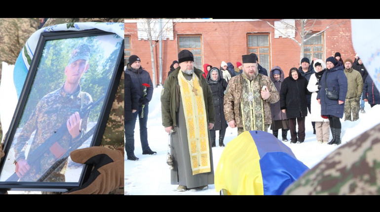 У Ніжині відбулася церемонія прощання з полеглим захисником. Провели в останню путь Динька Руслана
