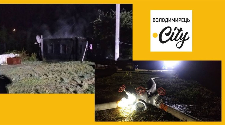 Пожежа у Воронках – горів житловий будинок