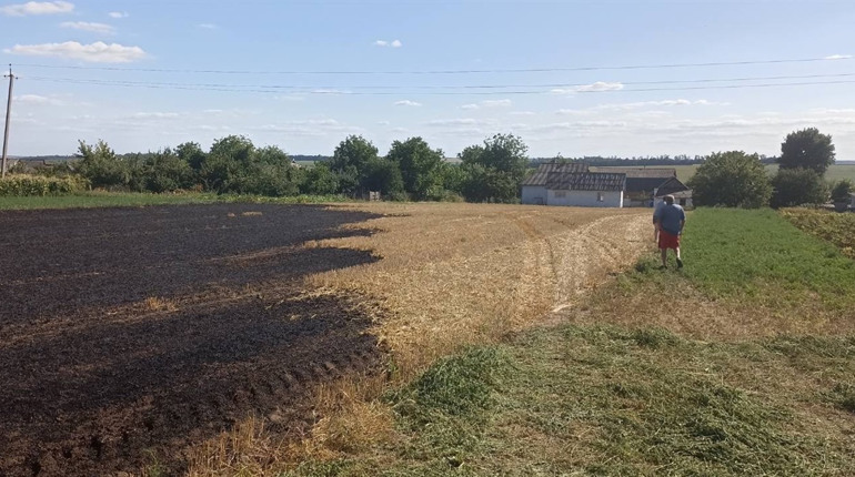 У Бедриківцях чоловіка оштрафували на 1700 гривень через пожежу