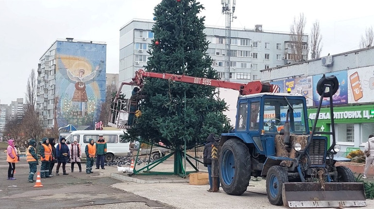 У Південноукраїнську розпочалася підготовка до Новорічних свят: що приготували для мешканців