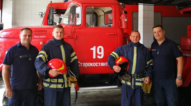 До старокостянтинівських рятувальників завітали польські колеги