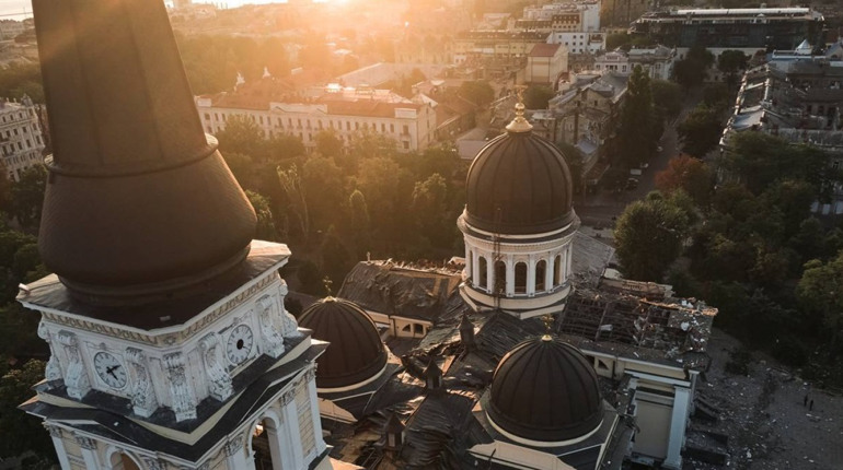 Італія взялася відновлювати зруйнований російською ракетою одеський Спасо-Преображенський собор