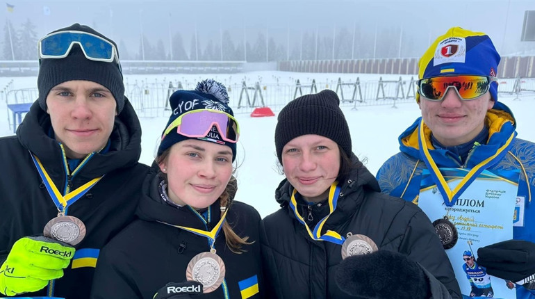 Глухівські біатлоністи вибороли нагороди Чемпіонату України серед юнаків і дівчат