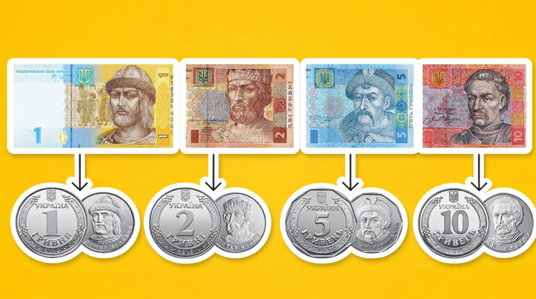 Купюри номіналом 1, 2, 5 і 10 гривень більше не прийматимуть