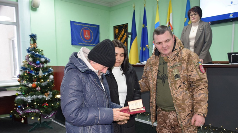 Героя Біляївської громади Сергія Пушкіна посмертно нагородили орденом Богдана Хмельницького ІІІ ст