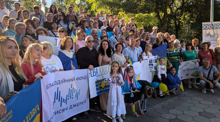В Одесі і Кривому Розі новокаховчани відзначили День міста
