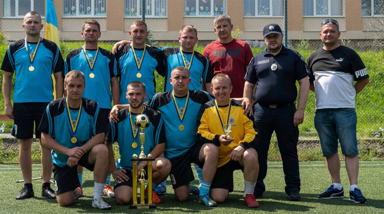 Команда Червоноградського райвідділу перемогла у чемпіонаті області з футболу серед поліцейських