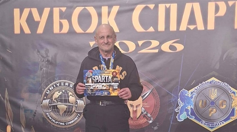 Ветеран зі Звягельщини Олександр Лісановський став чемпіоном України з пауерліфтингу