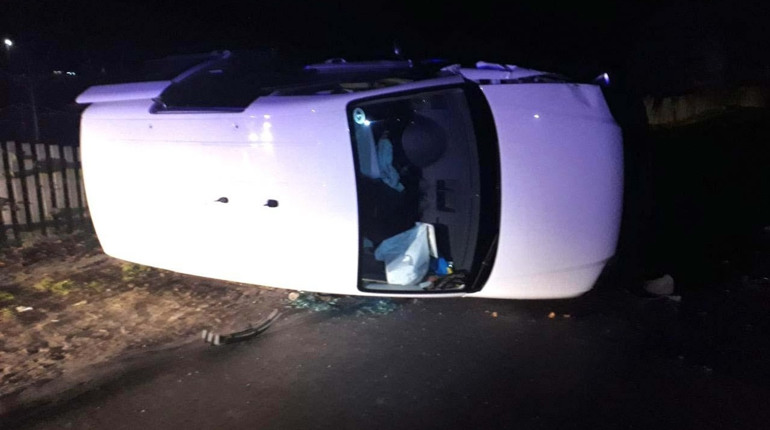 В аварії у селі Полиці травмувалась 60-річна жінка. Хоч водії були тверезі, та автомобілі потрощили