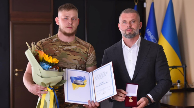 Військовий з Прилиманського став лауреатом премії Кабміну за особливі досягнення у захисті населення