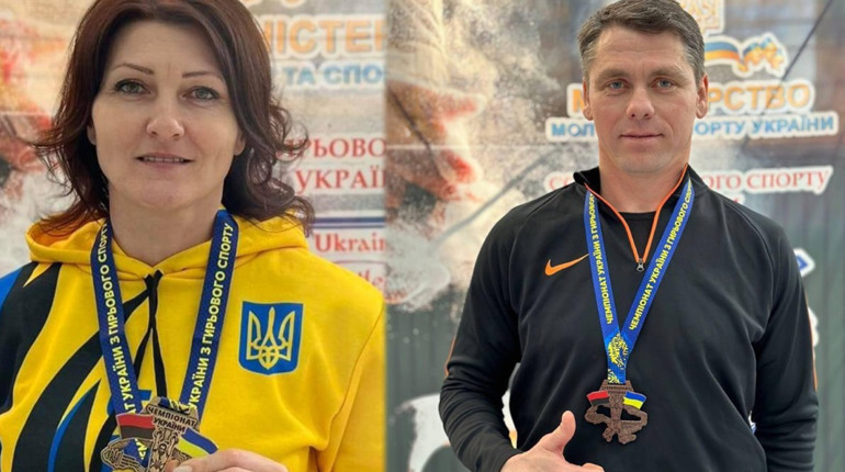 Гирьовики з Переяславщини Алла Яковченко і Юрій Голота на чемпіонаті України взяли золото і бронзу