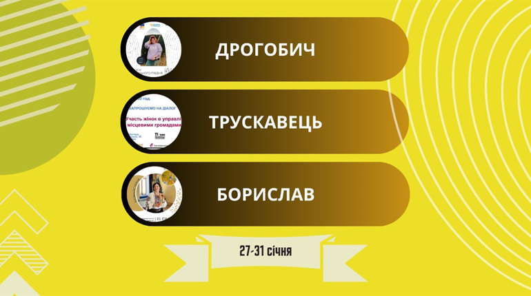 Благодійний концерт, майстер-клас та захід про Крути: куди піти у Дрогобицькому районі 27-31 січня