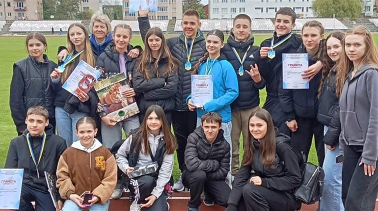 Шість призових місць посіли юні червоноградські легкоатлети на змаганнях у Луцьку