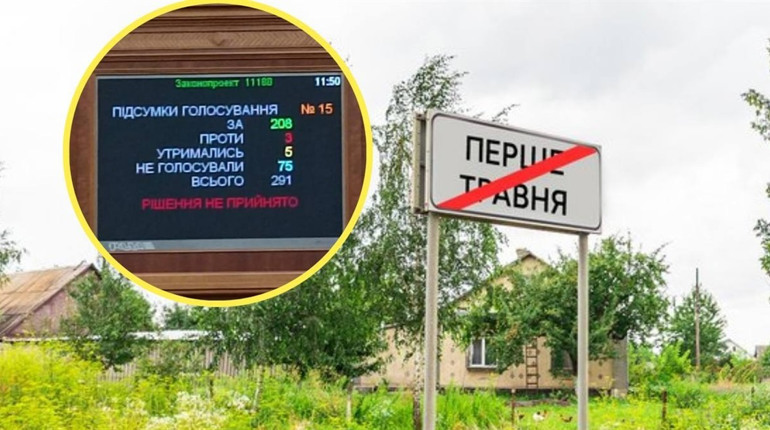 Верховна Рада провалила голосування за постанову, яка мала б перейменувати два села на Глухівщині