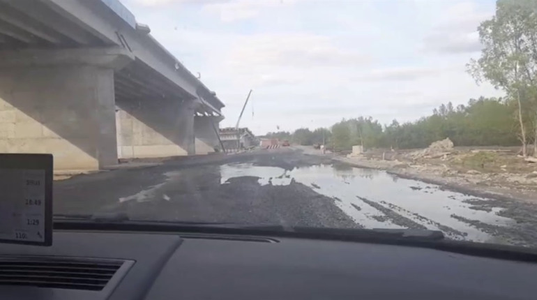 Дорога з Глухова до Києва: відкрито рух тимчасовою переправою через Сейм