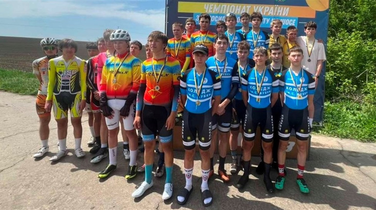 Чемпіони України: велосипедисти, які починали свій шлях у Первомайську, перемогли на змаганнях