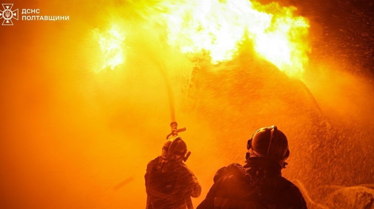 Російські війська атакували нафтогазову інфраструктуру на Полтавщині