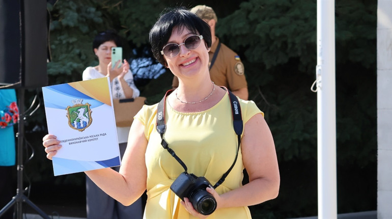 У Південноукраїнську відбулися урочистості до Дня прапора України. Фоторепортаж