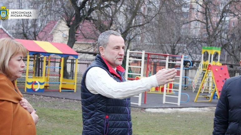 Херсонський міський голова Ігор Колихаєв особисто перевіряє стан шкіл та дитсадків у Херсоні