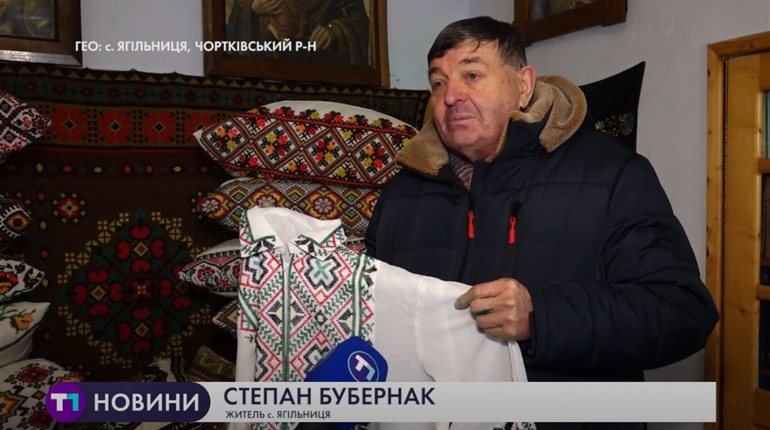 16 лемківських сорочок створив Степан Бубернак з Ягільниці (+ відео)