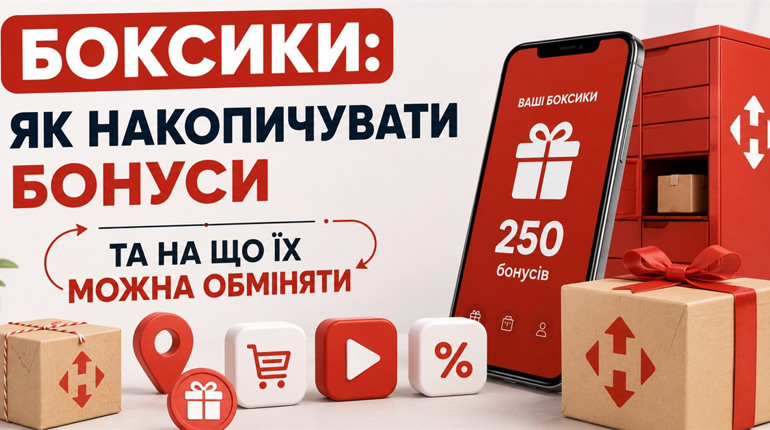 Боксики Нової пошти: як накопичувати бонуси та на що їх можна обміняти