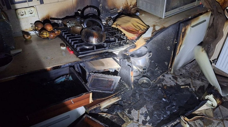 В Ізмаїлі через мікровильовку сталася пожежа