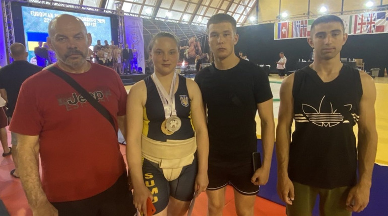 Тетяна Соха з переяславського університету на чемпіонаті Європи з сумо взяла два золота і срібло