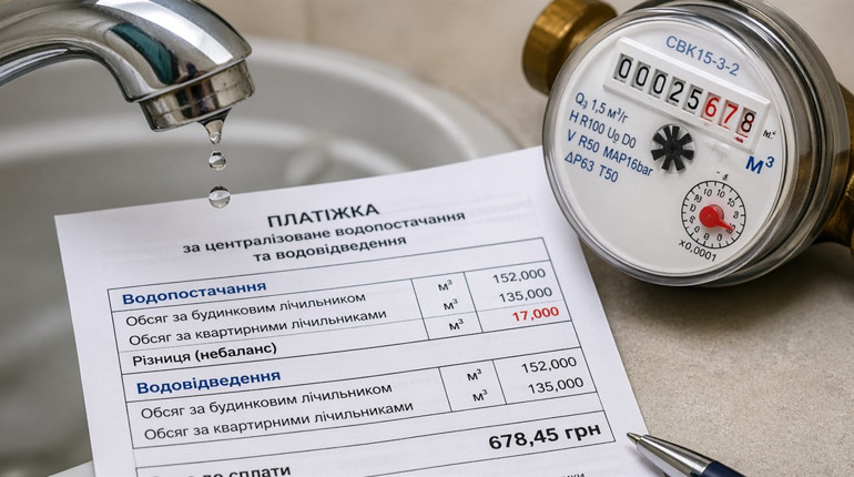 Дисципліновані й економні платитимуть менше: як у Південноукраїнську рахують небаланс за воду